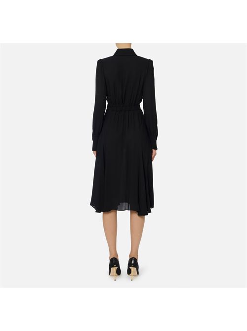 Abito in georgette con collana tubolare ELISABETTA FRANCHI | ABT0356E2/110